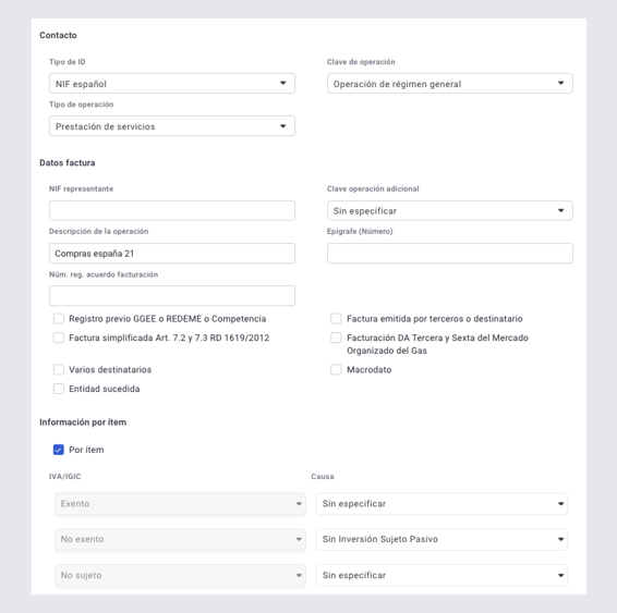 4. Ventas a Canarias
